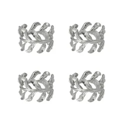Servilletero Vine Ø4,7 cm 4-pack, Aleación de zinc