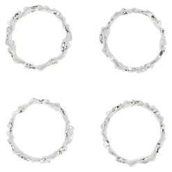 Servilletero Vine Ø4,7 cm 4-pack, Aleación de zinc