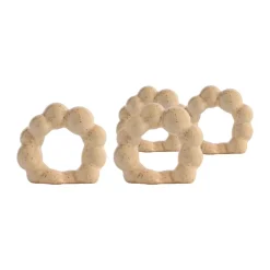 Servilleteros Porto, pack de 4, Beige