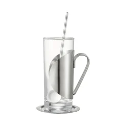 Set Darry irish coffee, vidrio-acero inoxidable
