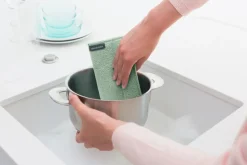 Set de 3 almohadillas de microfibra para limpiar Sinkside, Jade green
