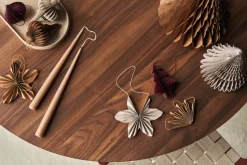 Set de 4 bolas de Navidad Spira, Beige