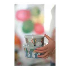 Set de 2 cajas de merienda Mumin Festligheter, Multi
