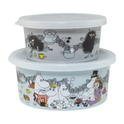 Set de 2 cajas de merienda Mumin Picknick Stinky, Multi