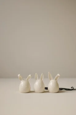Set de 3 conejos de pascua Triplets, Vanilla
