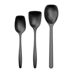 Set de 3 cucharas Classic, Negro