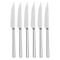 Set de 6 cuchillos de carne Coast, acero inoxidable