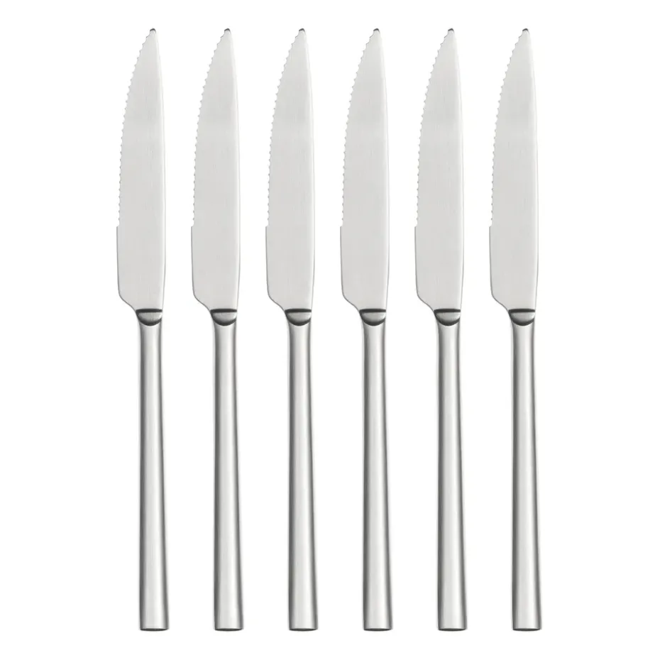 Set de 6 cuchillos de carne Coast, acero inoxidable
