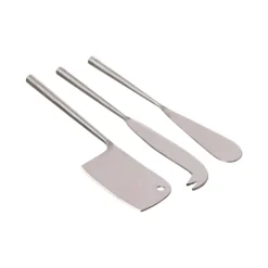 Set de 3 cuchillos para queso Ernst, Plateado