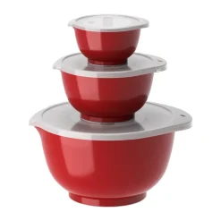Set de 3 cuencos Margrethe, Rojo