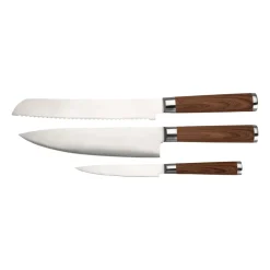 Set de 3 cuhillos Kasima, acero inoxidable