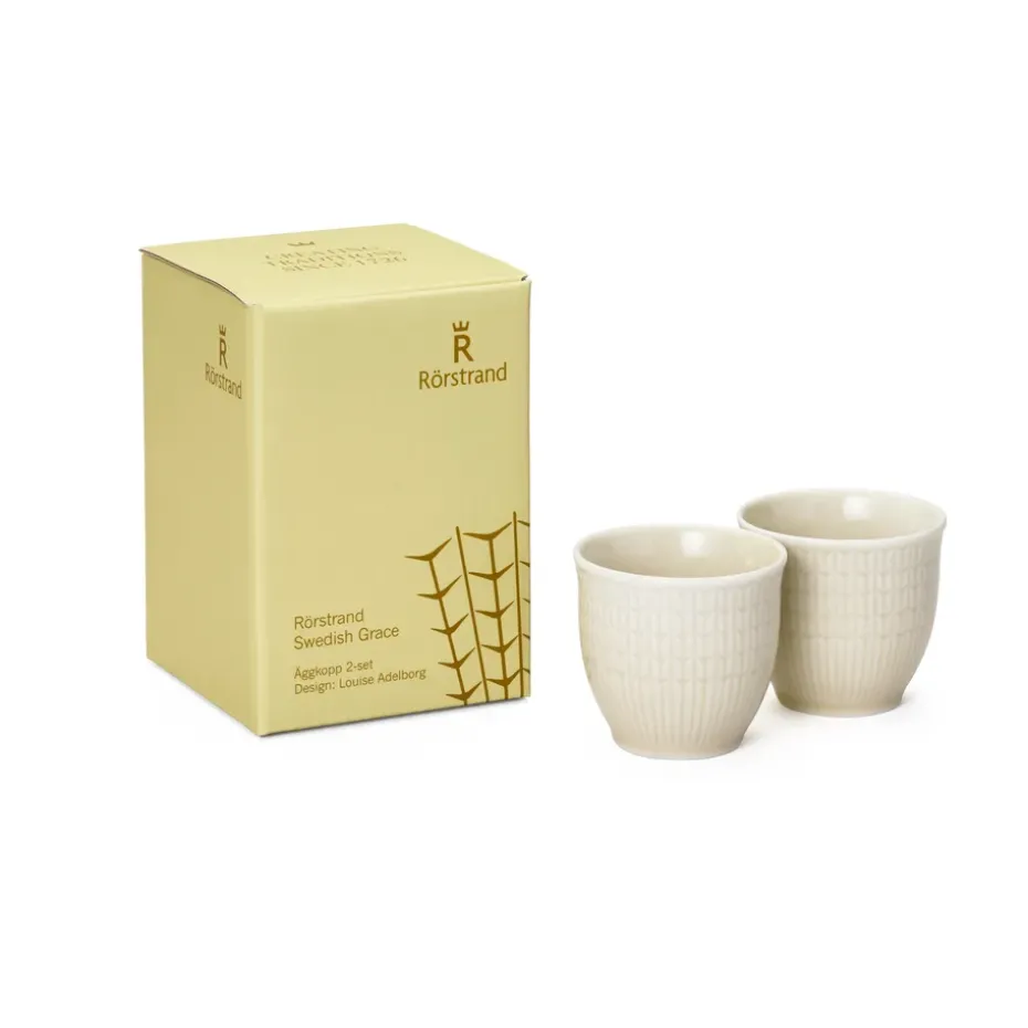 Set de 2 hueveras Swedish Grace, Avena