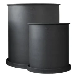 Set de 2 macetas Plant pot large, Black