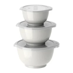 Set de 3 mini cuencos Margrethe, Blanco