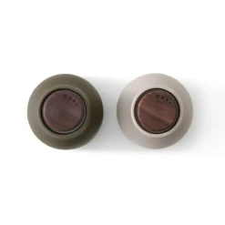 Set de 2 molinillos de especias Bottle Grinder Small, Hunting green-beige-nogal