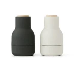 Set de 2 molinillos de especias Bottle Grinder Small, Ash-carbon-haya