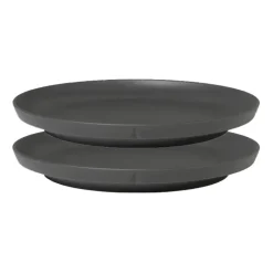 Set de 2 platillos Grand Cru Take Ø19,5 cm, gris