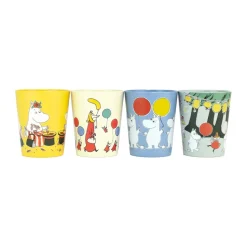 Set de 4 tazas coleccionables Mumin Festligheter 15 cl, Multi