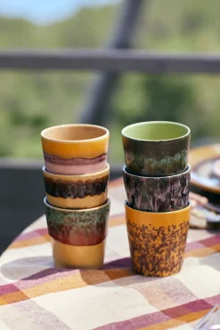 Set de 6 tazas 70's, Valley