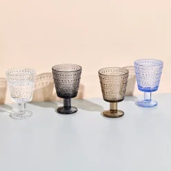 Set de 2 vasos con pie Kastehelmi 26 cl, claro
