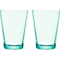Set de 2 vasos Kartio 40 cl, verde azulado