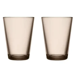 Set de 2 vasos Kartio 40 cl, lino