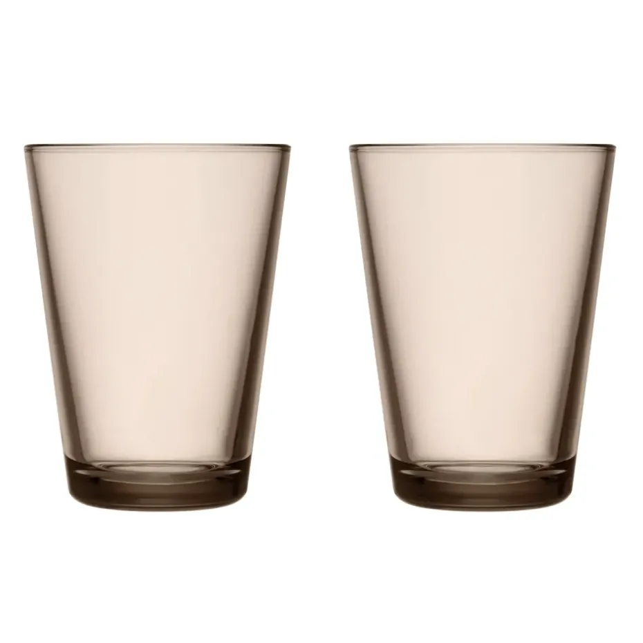Set de 2 vasos Kartio 40 cl, lino
