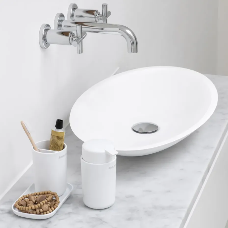 Set de accesorios para el baño ReNew Brabantia, blanco