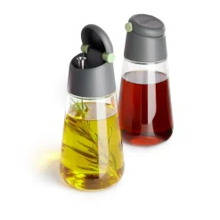 Set de aceitera y vinagrera Lékué, Gris