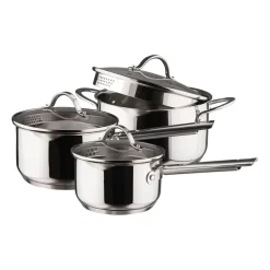 Set de cacerolas Kosmo 3 piezas, acero inoxidable