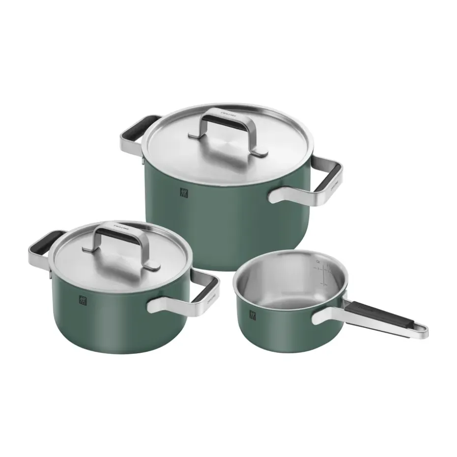 Set de cacerolas Zwilling Pure 5 piezas, Verde