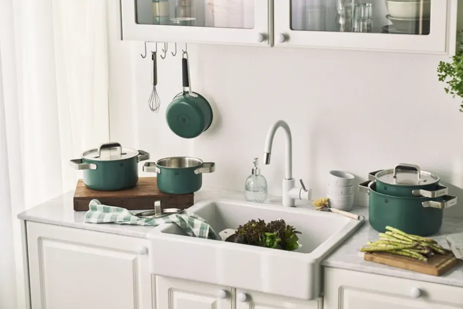 Set de cacerolas Zwilling Pure 5 piezas, Verde