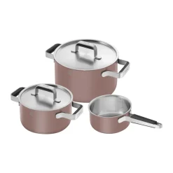 Set de cacerolas Zwilling Pure 5 piezas, Rosa