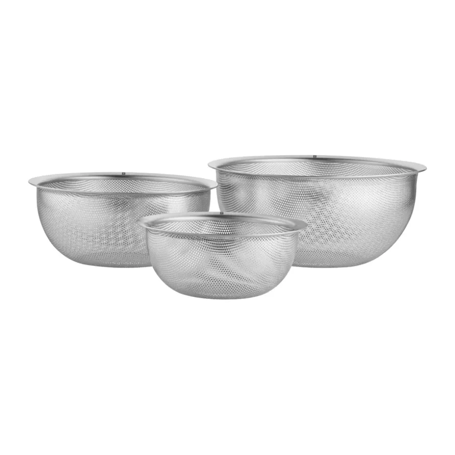 Set de coladores Zwilling Prep 3 piezas, Acero inoxidable