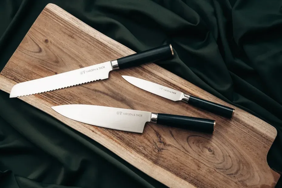 Set de cuchillos de cocina Vargen & Thor Vargavinter, 3 piezas