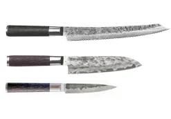 Set de cuchillos Satake de 3 piezas, Acero