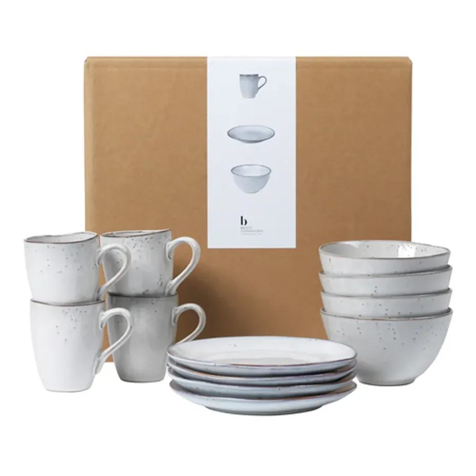 Set de desayuno Nordic Sand, 12 piezas