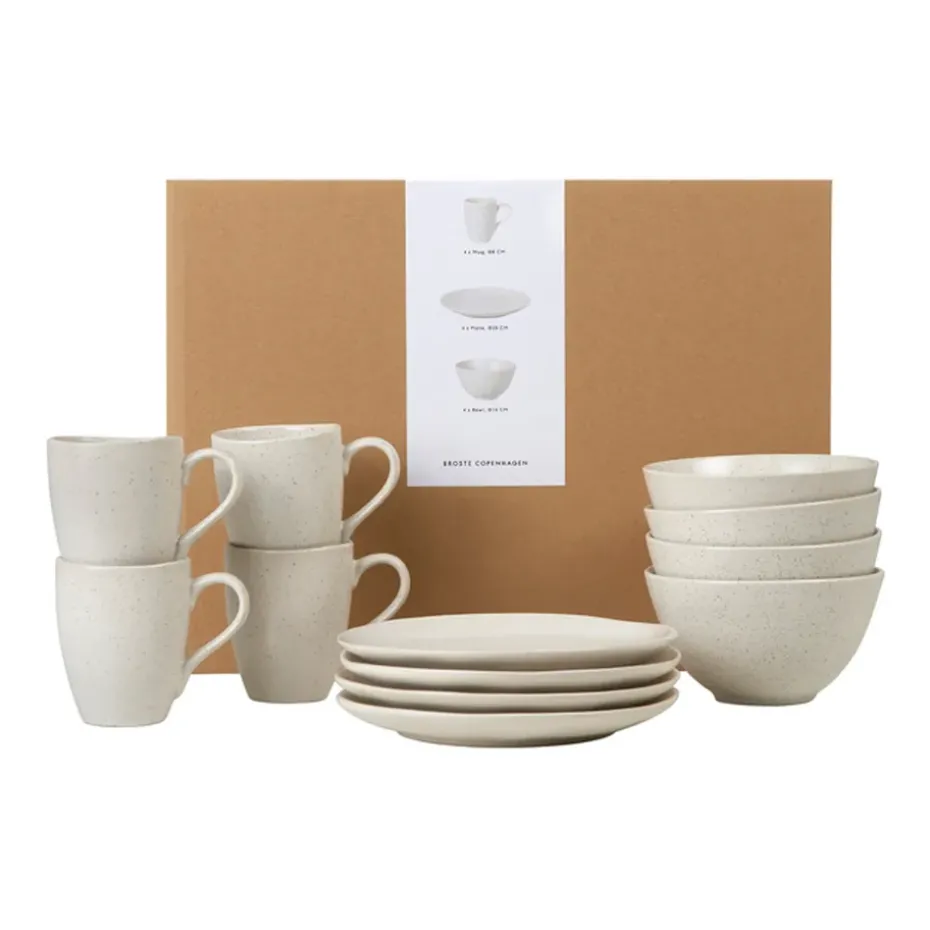Set de desayuno Nordic Vanilla, 12 piezas