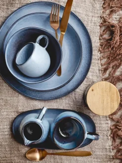 Set de desayuno Sandrine, 12 piezas, Azul
