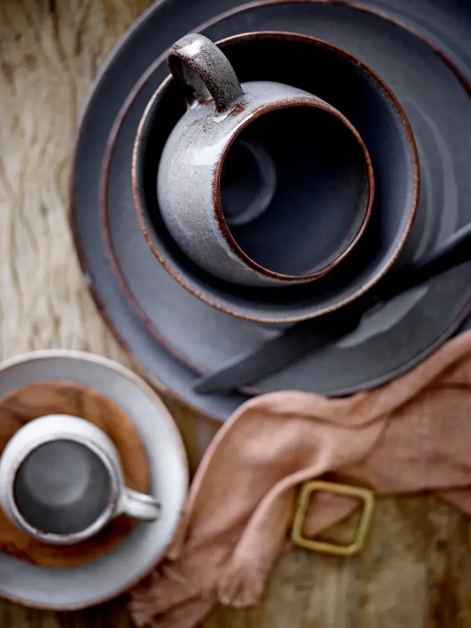Set de desayuno Sandrine, 12 piezas, Gris