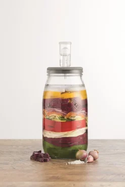 Set de fermentación Kilner 3 l, Transparente