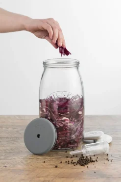 Set de fermentación Kilner 3 l, Transparente