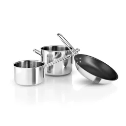 Set de inicio Eva Trio Stainless Steel, 3 piezas, Acero inoxidable