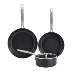 Set de olla y sartén Combekk Element, 4 piezas, Negro