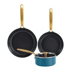 Set de olla y sartén Combekk Element, 4 piezas, Ocean Blue