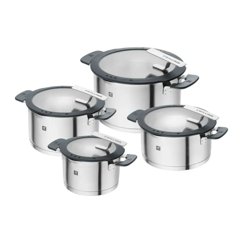 Set de ollas/sartenes Zwilling Simplify 8 piezas, Acero inoxidable