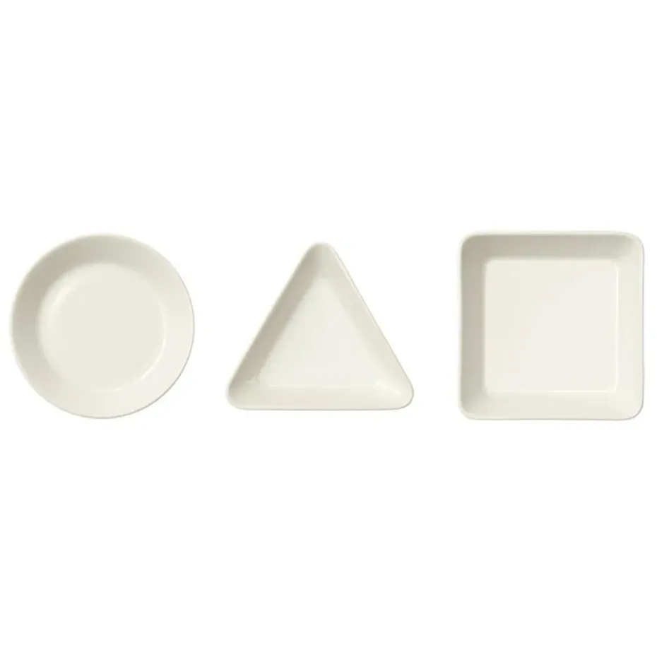 Set de platos mini Teema, blanco