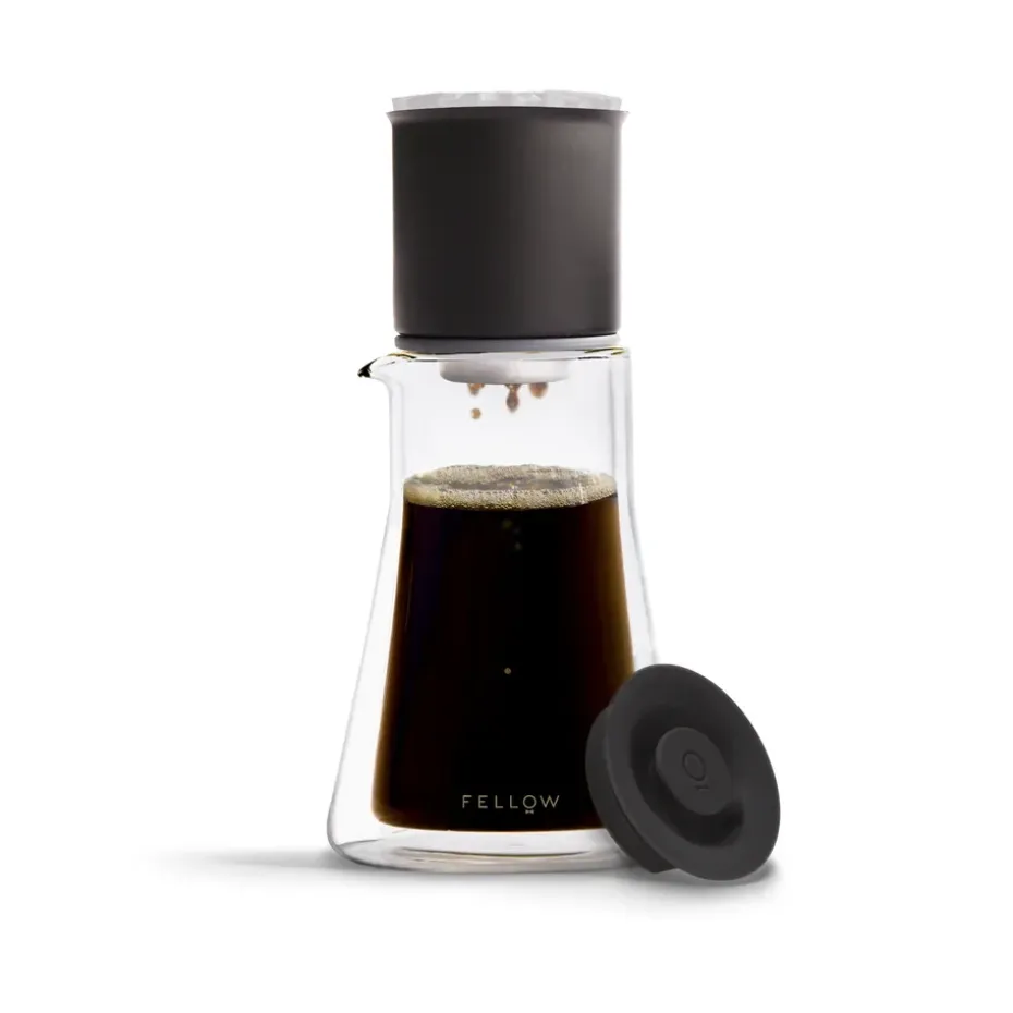 Set de pour-over Stagg XF, Matte black-clear glass