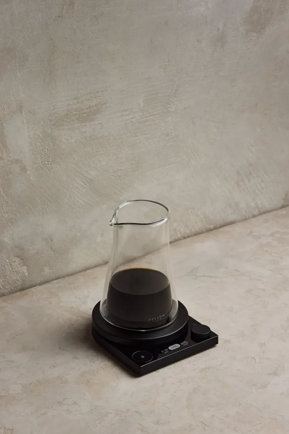Set de pour-over Stagg XF, Matte black-clear glass