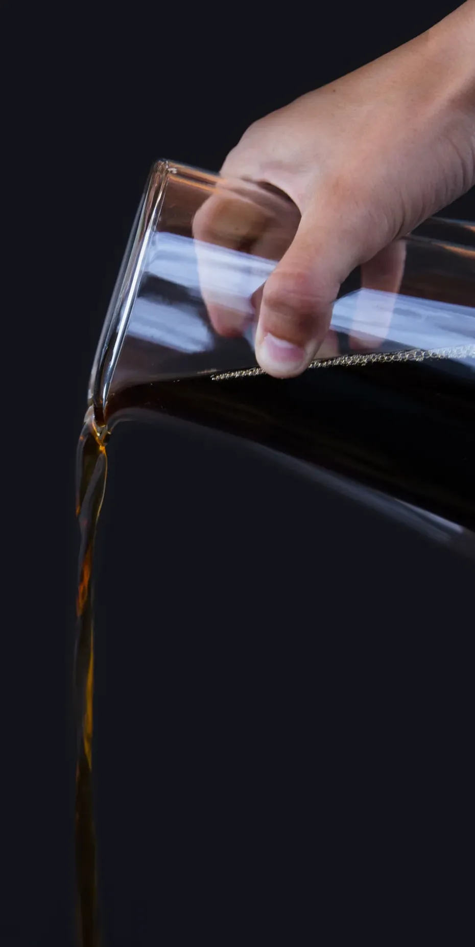 Set de pour-over Stagg XF, Matte black-clear glass